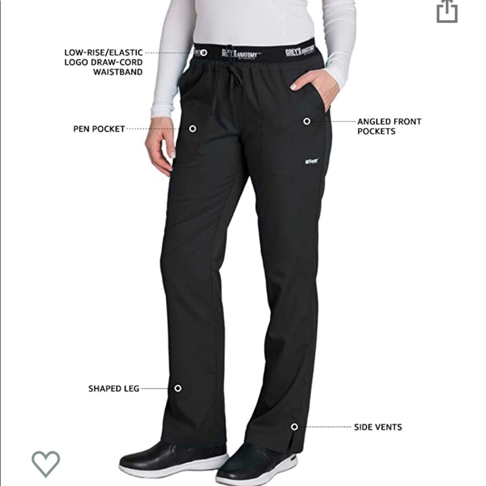 Greys Anatomy by Barco 3-pocket Active Scrub Pants